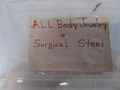 Body Piercing Jewelry Mixed Lot - Image 1 of 4