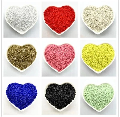 3mm Glass Seed Beads  - 50g Approx 1100 pcs Small Spacer Beads - Image 1 of 4