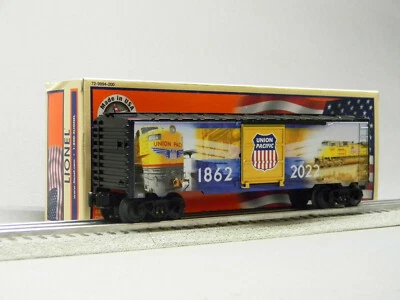 LIONEL UNION PACIFIC 160th ANNIVERSARY MUSA BOXCAR O GAUGE railroad 2238010 NEW - Image 1 of 4