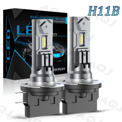 FOR Hyundai Veloster 2013-2017 -2x H11B LED Headlight Low Beam White Bulbs - Image 1 of 4