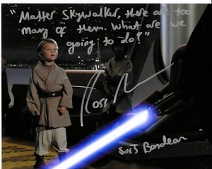 Star Wars - Ross Beadman signed as Youngling Sors Bandeam 8x10 photo with COA - Picture 1 of 3