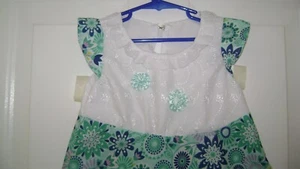 Girl's size 5 dress with matching doll's dress, heart box, quilt & tote bag - Picture 1 of 10