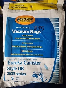 15 Eureka UB Ultra Boss Alergy canister Vacuum Bag 3530 - Picture 1 of 3