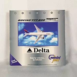 Vintage 2000 Gemini Jets Delta Boeing 777-200 Diecast Model 1:400 Scale New - Picture 1 of 7