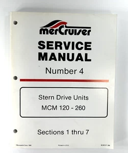 Unidades de accionamiento en popa manual de servicio MercCruiser #4 MCM 120-260 P/N 90-86137 [ - Imagen 1 de 4