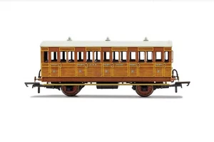 Hornby R40104 GNR 3. Klasse 4 Rad Reisebus Nr.1636 (mit Beleuchtung) Epoche 2 NEU - Bild 1 von 1