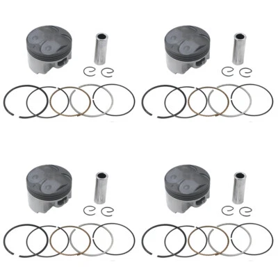 Комплект из 4 поршней и колец для Yamaha FZR400RR 3TJ 1990 1992-1994 STD 56 мм  - Изображение 1 из 4