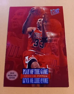 1996-97 Ultra Gold Medallion Scottie Pippen tarjeta de baloncesto #G297 - Bulls - Imagen 1 de 2