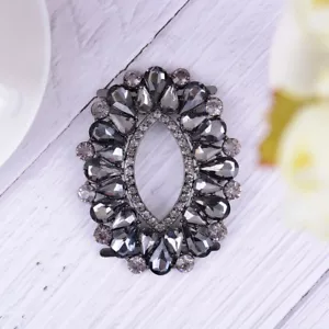 1PC rhinestone metal shoe clips women bridal shoes buckle decor accessories-UL - Picture 1 of 12