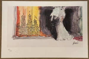 Jerry Garcia Nevsky Lithograph Fine Art Print Poster #475/500 Grateful Dead - Picture 1 of 6