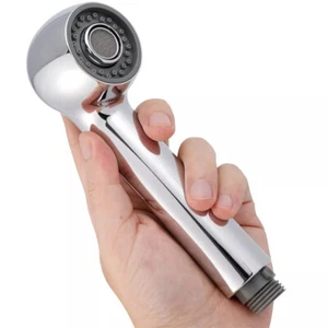 Pull Out Sink Sprayer Head Replacement Kitchen Sink Bathroom Faucet Part Chrome - Picture 1 of 9