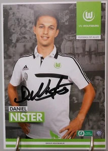 VfL Wolfsburg Frauen Daniel Nister Autogrammkarte Handsigniert 2013/2014 #FP353 - Bild 1 von 2