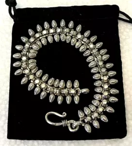 Doug Paulus RAJASTHANI 925 massiv Sterling Silber 7,75" ARMBAND BALI Indien 20g - Bild 1 von 8
