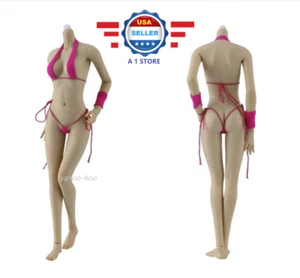 MUÑECA JIAOU 1/6 HEMBRA SIN COSTURAS MEDIO Busto Figura pálida Cuerpo PIES EXTRAÍBLES - Imagen 1 de 1