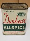 Vintage Durkees All Spice 1.5oz Tin