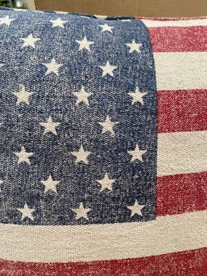 Set of 2 New LAUREN RALPH LAUREN American Flag Indoor/Outdoor Decorative Pillows - Image 1 of 3