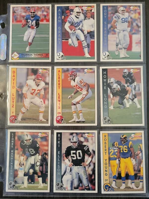 1992 pacific football cards - Image 1 of 4