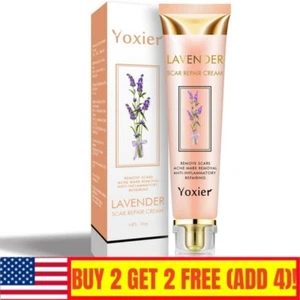 Crema reparadora de cicatrices de lavanda crema antiestrías crema para eliminar cicatrices - Imagen 1 de 12
