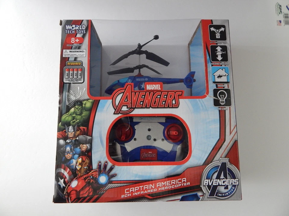 WorldTech Marvel Avengers 2ch Infrared Herocopter New - Image 1 of 4
