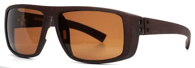 Gafas de sol rectangulares MYKITA MYLON Lepton 307 marrón turba lente FC3 para hombre 59-16-120 Foto 1 de 4