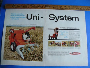 THE FARM QUARTERLY- FALL 1967 -AD- NEW IDEA UNI-SYSTEM COMBINE / OLIVER COMBINE - Picture 1 of 6