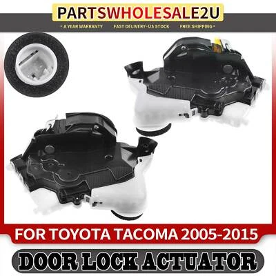 2x Actuador de cerradura de puerta delantera izquierda y derecha para camioneta Toyota Tacoma 2005 2006-2015 Foto 1 de 4