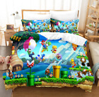 Kinder Bettwsche Modern 3D Super Mario Bettwsche Bettbezug Set 135x200 N1