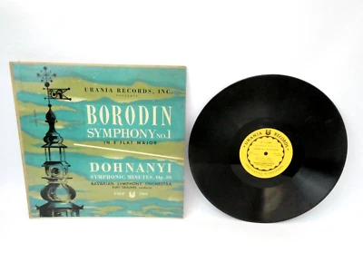 Urania Records Borodin Symphony No 1 E-Flat Major Dohnanyi URLP 7066 Vinyl - Image 1 of 4