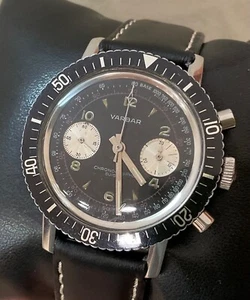 Varbar cronografo valjoux 92,diametro cassa 38mm esclusa corona - Foto 1 di 15