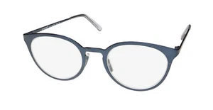 NUEVO EYEBOBS JIM DANDY 600 LECTORES 10 REDONDOS METAL Y PLÁSTICO BORDE COMPLETO AZUL MUJER - Imagen 1 de 9