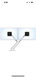 Ergotron MXV Door monitor arm desk mount white - Afbeelding 1 van 19