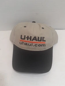 uhaul Sombrero Nuevo Gris Negro Ajustable Papel Visera en Sombrero Nunca Usado  - Imagen 1 de 6
