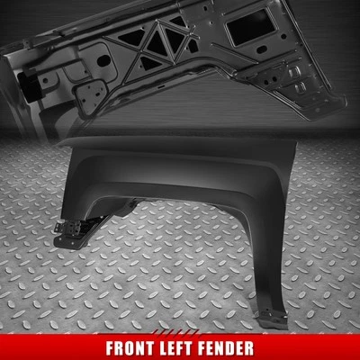 Driver Left Side Fender Primed Steel For 14-19 Chevy Silverado 1500 2500 3500 Foto 1 de 4
