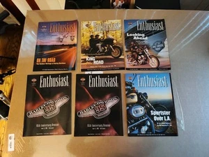 Lot Of (6) 1987 & 1998 Harley Davidson Enthusiast Magazines Magazines Good Cond. - Bild 1 von 24
