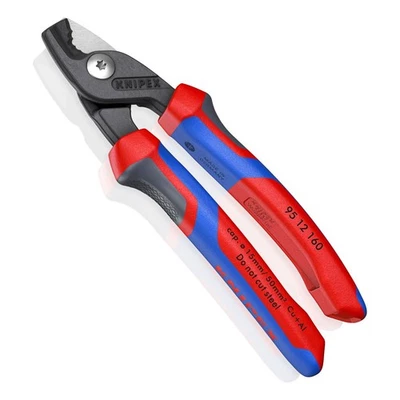 KNIPEX 9512160 - StepCut Kabelschere - 160 mm - Spürbar weniger Kraftaufwand - Bild 1 von 4