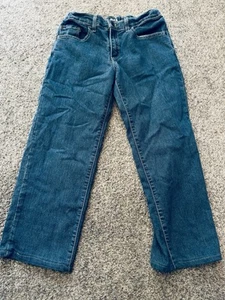 Sonoma Boys Adjustable Waist Blue Stretch Denim Jeans Straight 12 Husky - Picture 1 of 5