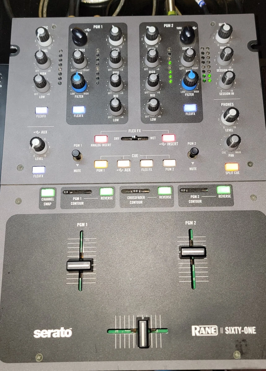 Rane Sixty-One DJミキサー Rane “SIXTY-TWO”“SIXTY-ONE”発売 - お知らせ - ヒビノインター