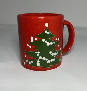 Vintage Waechtersbach Red Christmas Holiday Tree Coffee Mug Made in Germany - Picture 1 of 6