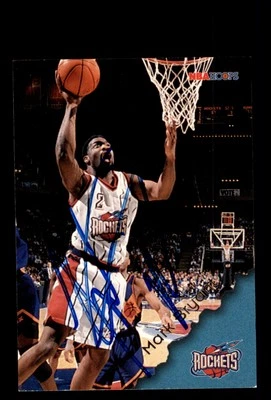 Signed Basketball Card Auto Mark Bryant 1996-97 Hoops #58 Houston Rockets - Image 1 of 2