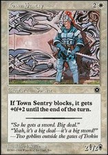 Town Sentry X4 (Portal 2 - Second Age) MTG (NM) *CCGHouse* Magic