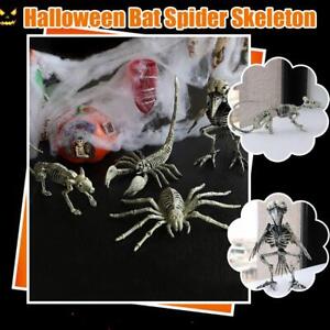 Halloween Animals Bat Skeleton Bones Simulation Horror Prop Creepy Party A5H4
