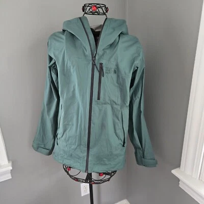 Mountain Hardware Size S Green Rain Jacket  Athletic  Goretex - Image 1 of 4