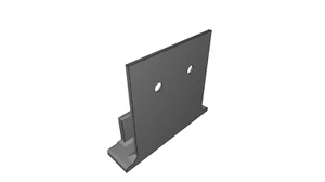 Halterung für IKEA HÅLLBAR 3L Abfalleimer - kompatibel mit STUVA Türmontage - Bild 1 von 3
