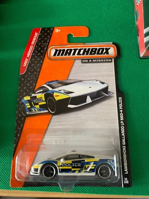 MATCHBOX LAMBORGHINI GALLARDO LP 560-4 POLICÍA #81 MBX HEROICO RESCATE SERIE B477 Foto 1 de 4