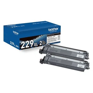 Brother TN229XL Black High Yield Toner Cartridge 2/Pack (TN229XL2PK) - Picture 1 of 8