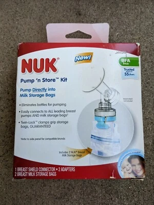 Nuevo, sin usar NUK Pump 'n Store Kit para lactancia MEDELA, EVENFLO, LANSINOH Foto 1 de 3