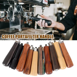 Massivholz Kaffee Filterhalter Griff für M10 Schraube Kaffeemaschine Zubehör - Bild 1 von 34