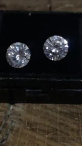 COPPIA DI ZIRCONI BRASILIANI  CT. 0,55 - Imagen 1 de 3