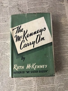VERY RARE Ruth McKenney THE McKENNEYS CARRY ON Signed - Foto 1 di 7