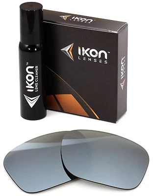 IKON LENSES Polarized IKON Iridium Replacement Lenses For Oakley Holbrook Silver Mirror